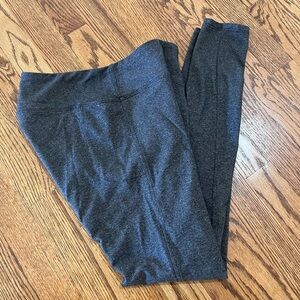 American Giant Ponte Slim Pant Fleece Lined High Rise Heather Gray Reg Size 4